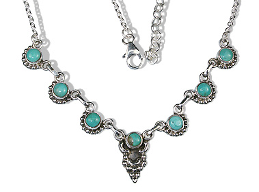 SKU 12629 - a Turquoise necklaces Jewelry Design image