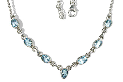 SKU 12634 - a Blue topaz necklaces Jewelry Design image