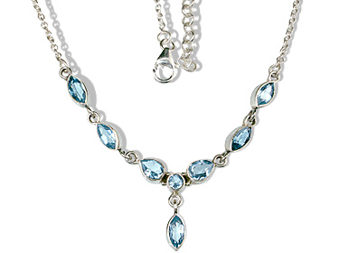 SKU 12641 - a Blue topaz necklaces Jewelry Design image