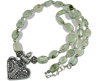 SKU 12645 - a Prehnite necklaces Jewelry Design image