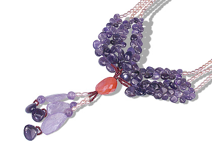 SKU 12648 - a Multi-stone necklaces Jewelry Design image