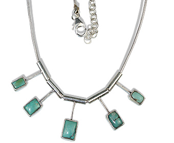 SKU 12679 - a Turquoise necklaces Jewelry Design image