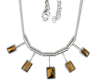 SKU 12680 - a Tiger eye necklaces Jewelry Design image