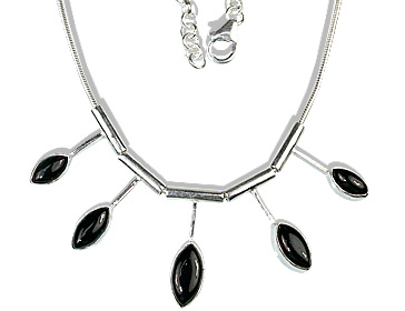 SKU 12682 - a Black Onyx necklaces Jewelry Design image