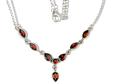SKU 12690 - a Garnet necklaces Jewelry Design image