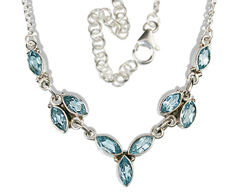 SKU 12692 - a Blue topaz necklaces Jewelry Design image