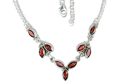 SKU 12694 - a Garnet necklaces Jewelry Design image