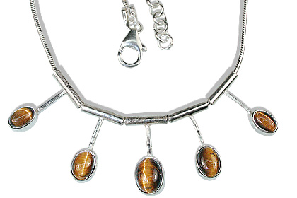 SKU 12696 - a Tiger eye necklaces Jewelry Design image