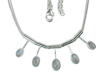 SKU 12698 - a Moonstone necklaces Jewelry Design image