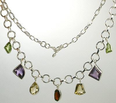 SKU 1270 - a Multi-stone Necklaces Jewelry Design image