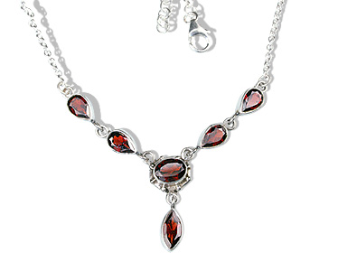 SKU 12706 - a Garnet necklaces Jewelry Design image