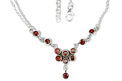 SKU 12708 - a Garnet necklaces Jewelry Design image