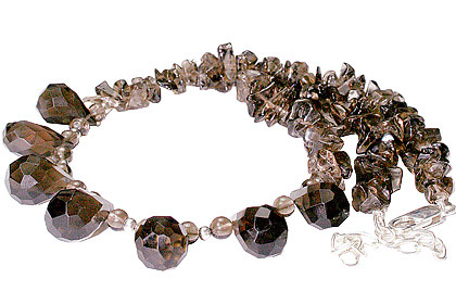 SKU 12715 - a Smoky Quartz necklaces Jewelry Design image