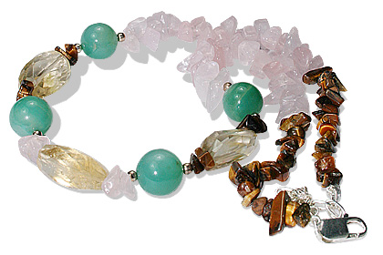 SKU 12722 - a Multi-stone necklaces Jewelry Design image