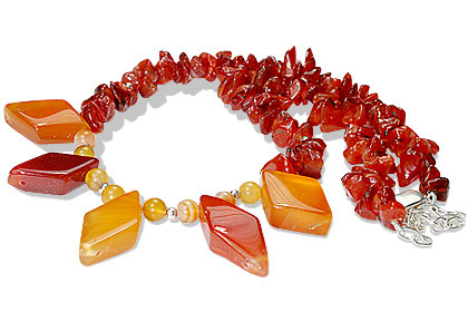 SKU 12734 - a Carnelian necklaces Jewelry Design image