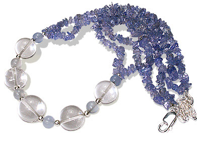 SKU 12745 - a tanzanite necklaces Jewelry Design image