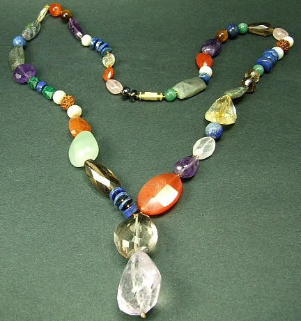 SKU 1306 - a Multi-stone Necklaces Jewelry Design image