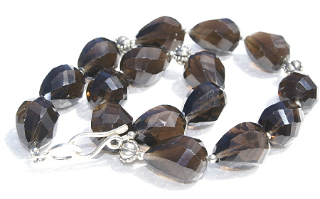 SKU 1312 - a Smoky Quartz Necklaces Jewelry Design image