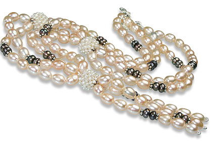 SKU 13251 - a Pearl necklaces Jewelry Design image