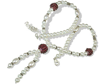 SKU 13252 - a Multi-stone necklaces Jewelry Design image