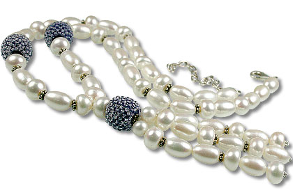SKU 13298 - a Pearl necklaces Jewelry Design image
