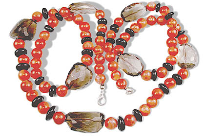 SKU 13334 - a Multi-stone necklaces Jewelry Design image