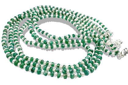 SKU 13513 - a Emerald Necklaces Jewelry Design image