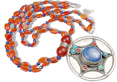 SKU 13514 - a Carnelian Necklaces Jewelry Design image