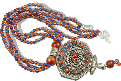 SKU 13515 - a Carnelian Necklaces Jewelry Design image