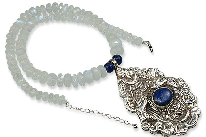 SKU 13648 - a Moonstone Necklaces Jewelry Design image