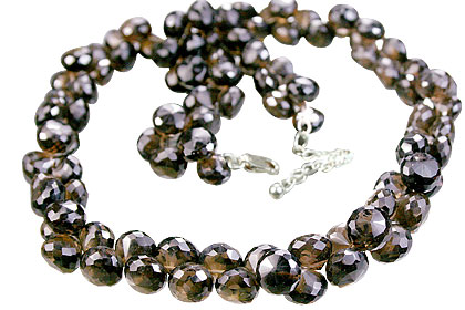 SKU 14065 - a Smoky Quartz Necklaces Jewelry Design image