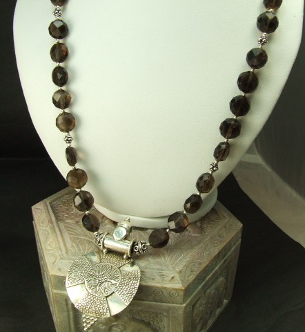 SKU 1407 - a Smoky Quartz Necklaces Jewelry Design image