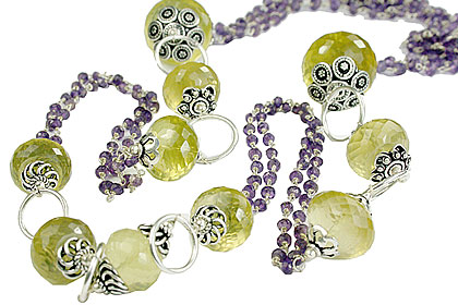 SKU 14110 - a Multi-stone necklaces Jewelry Design image