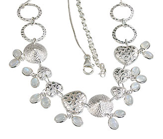 SKU 14115 - a Moonstone Necklaces Jewelry Design image