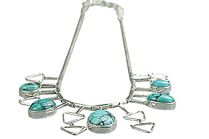 SKU 14371 - a Turquoise Necklaces Jewelry Design image