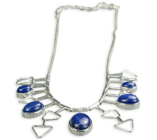SKU 14373 - a Lapis lazuli Necklaces Jewelry Design image