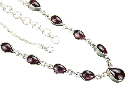 SKU 14376 - a Garnet Necklaces Jewelry Design image