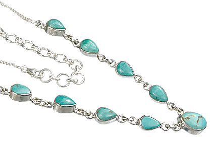 SKU 14377 - a Turquoise necklaces Jewelry Design image