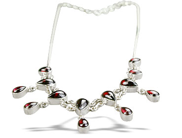 SKU 14382 - a Garnet necklaces Jewelry Design image