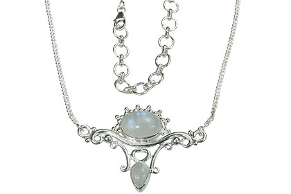 SKU 14383 - a Moonstone Necklaces Jewelry Design image