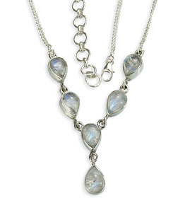 SKU 14389 - a Moonstone Necklaces Jewelry Design image