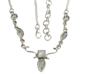 SKU 14410 - a Moonstone Necklaces Jewelry Design image