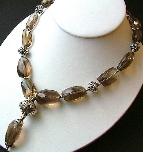 SKU 1443 - a Smoky Quartz Necklaces Jewelry Design image