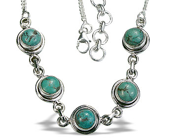 SKU 14435 - a Turquoise Necklaces Jewelry Design image