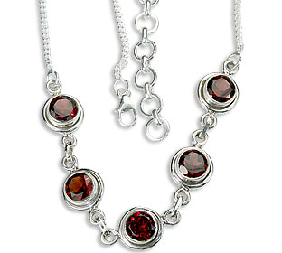 SKU 14436 - a Garnet Necklaces Jewelry Design image