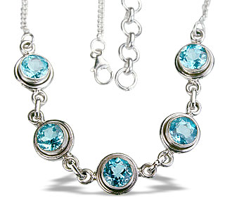 SKU 14437 - a Blue topaz Necklaces Jewelry Design image