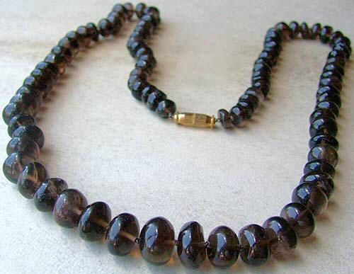 SKU 1444 - a Smoky Quartz Necklaces Jewelry Design image