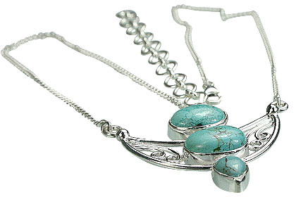 SKU 14441 - a Turquoise Necklaces Jewelry Design image