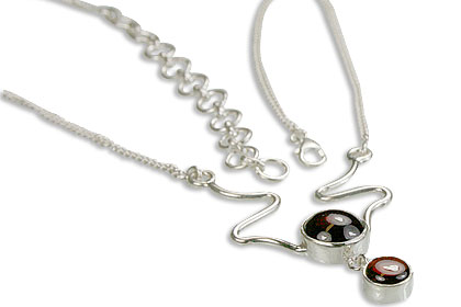 SKU 14453 - a Garnet Necklaces Jewelry Design image