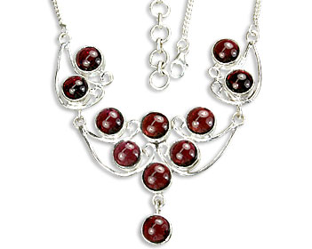 SKU 14456 - a Garnet Necklaces Jewelry Design image